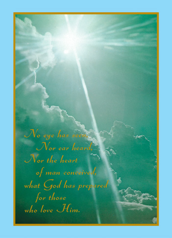 No Eye Has Seen Mass Card