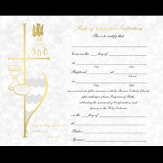 RCIA Certificate RCIA Certificate