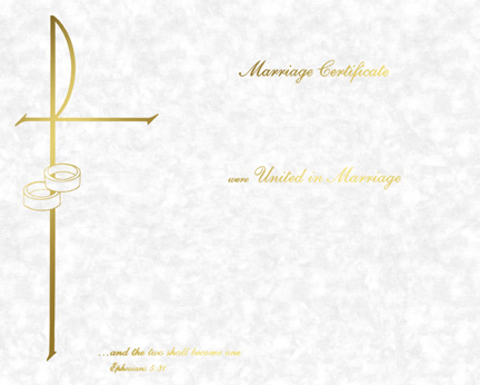 Create Your Own Marriage Cert