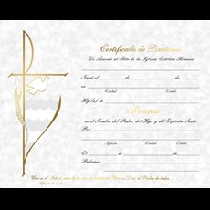 Spanish Baptism Cert Spanish Baptism Cert