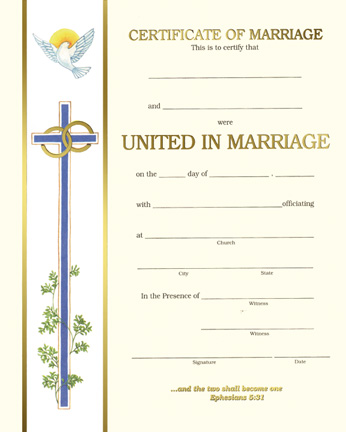 Marriage Certificate