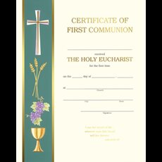 1St Communion Cert 1St Communion Cert