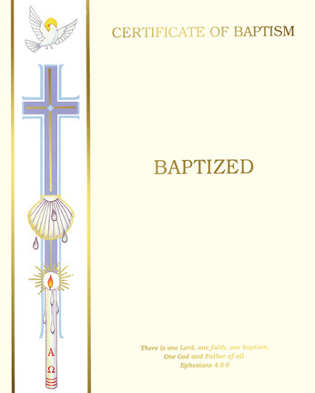 Baptism Certificate