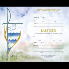 Baptism Certificate