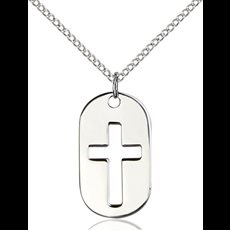 Cross Dog Tag SKU 0111DTSS/18SS