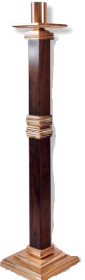 Wood Paschal Pedestal Processional Stand