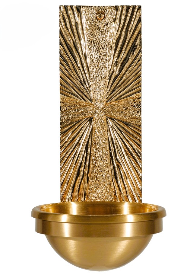 Bronze Wall-Mounted Holy Water Font