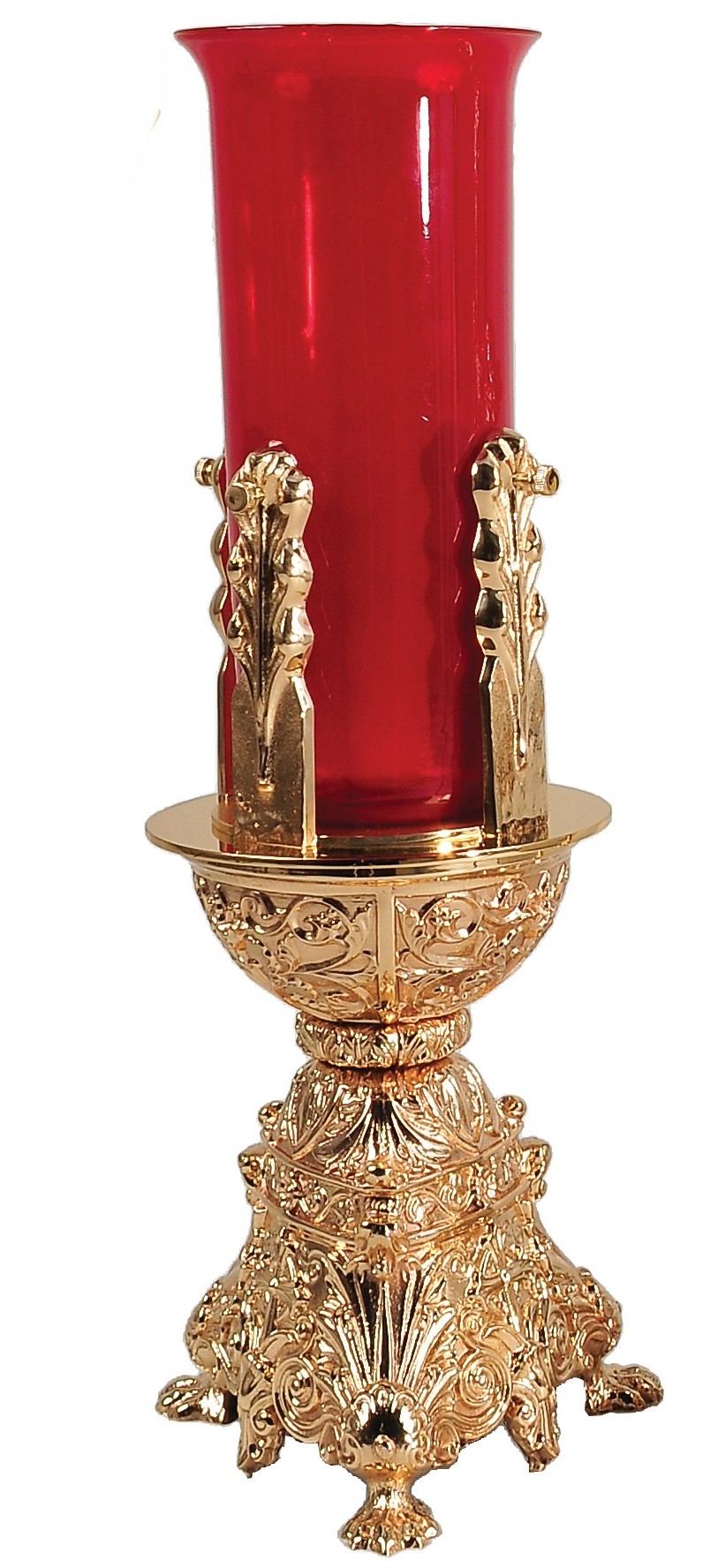 Floral-Scroll Sanctuary Lamp