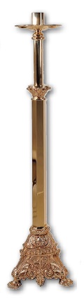 Processional Bronze Floor Candlestick