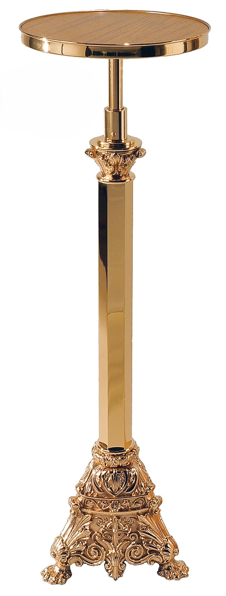 Bronze Hexagonal Pedestal