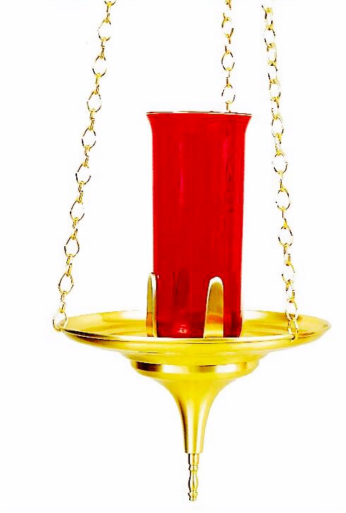 Hanging Brass Sanctuary Wall Lamp