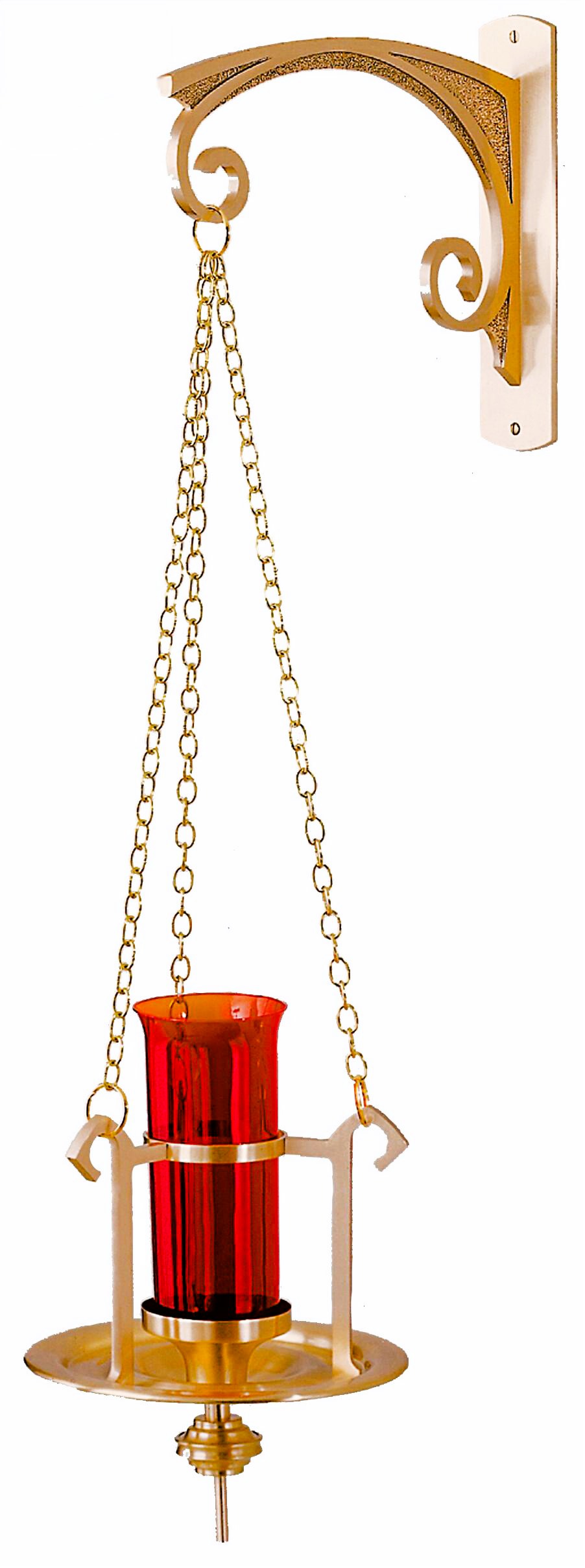 Hanging Brass Sanctuary Wall Lamp