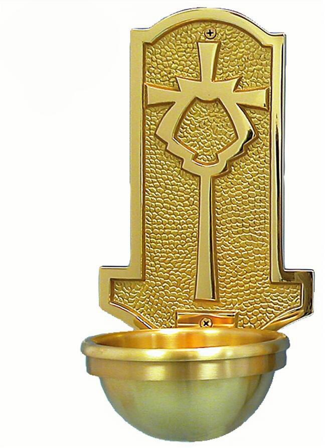 Bronze Wall-Mounted Holy Water Font