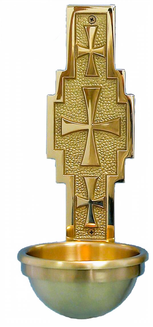 Bronze Wall-Mounted Holy Water Font