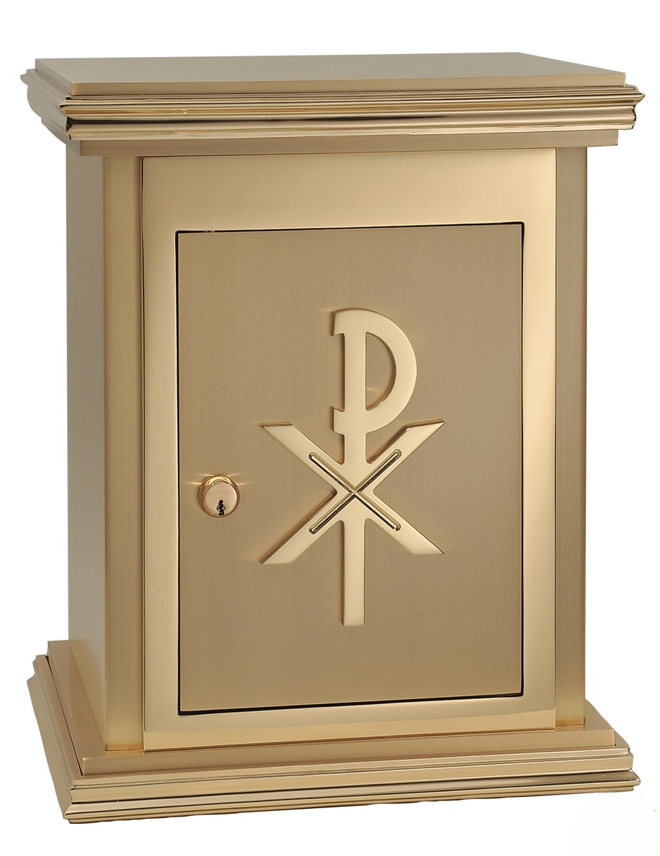 Tabernacle with Chi-Rho Emblem
