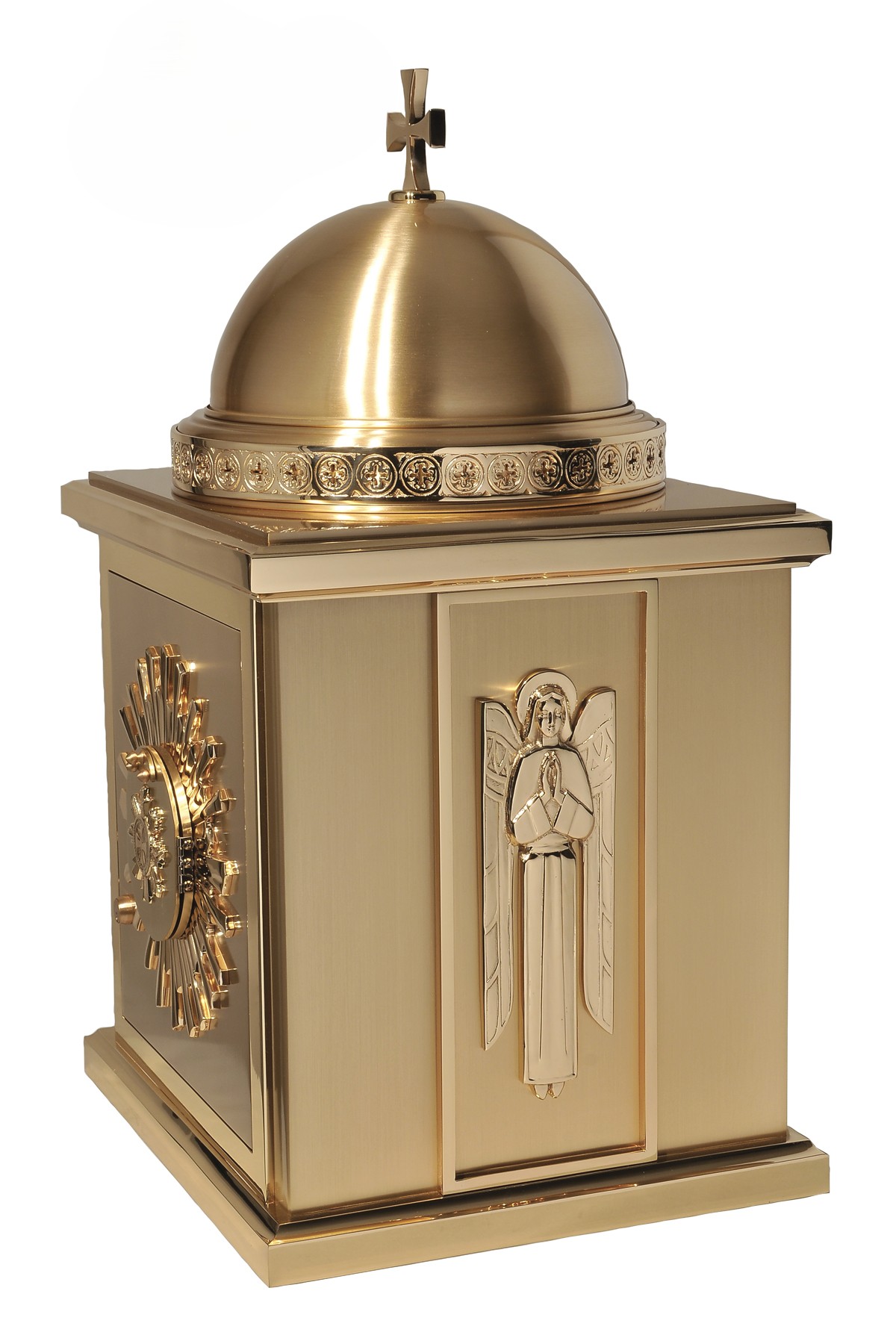 Tabernacle with Angel and Radiance Motifs