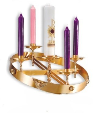 Adjustable Advent Wreath Only