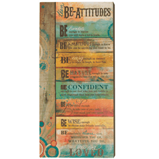 Teen Be-Attitudes Plaque SKU 55135