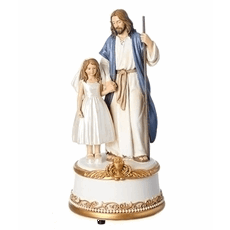 Communion Girl with Jesus Musical SKU 604012