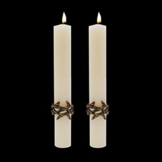 Crown of Thorns Side Candles (Pair)