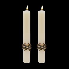 Crown of Thorns Side Candles (Pair) Crown of Thorns Side Candles (Pair)