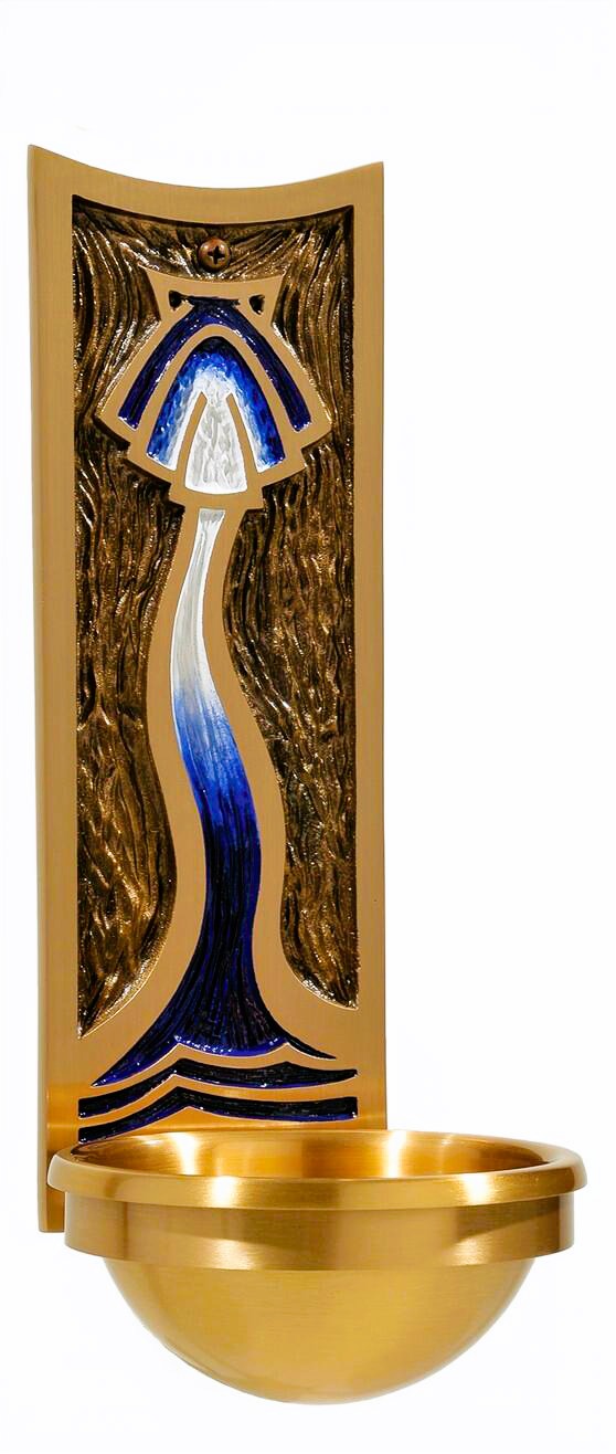 Wall-Mounted Holy Water Font