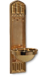 Bronze Wall-Mounted Holy Water Font