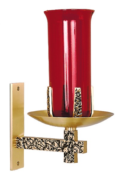 Cast Bronze Wall-Mounted Sanctuary Lamp