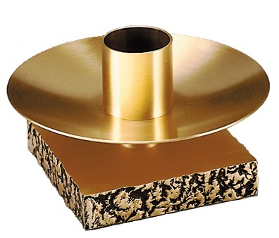 Square Base Altar Candlestick