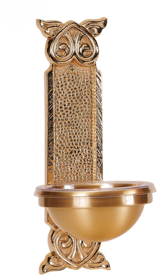 Bronze Wall-Mounted Holy Water Font