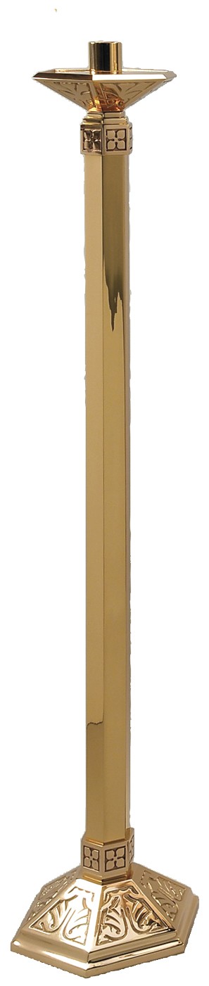 Bronze Hexagonal-Base Sanctuary Candle