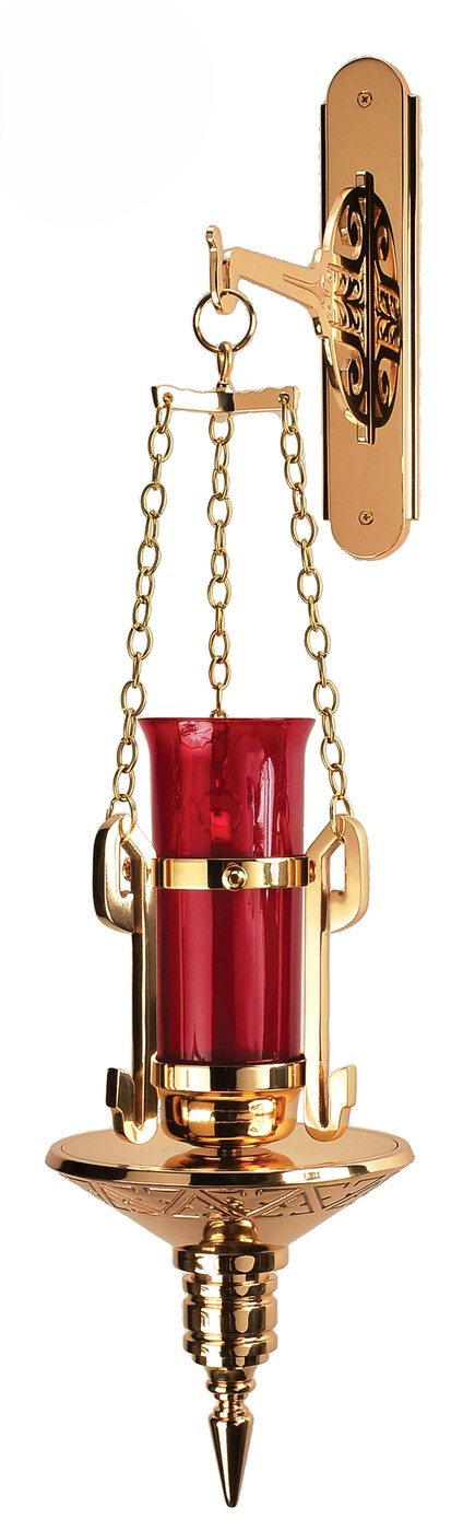 Hanging Sanctuary Lamp with Bracket