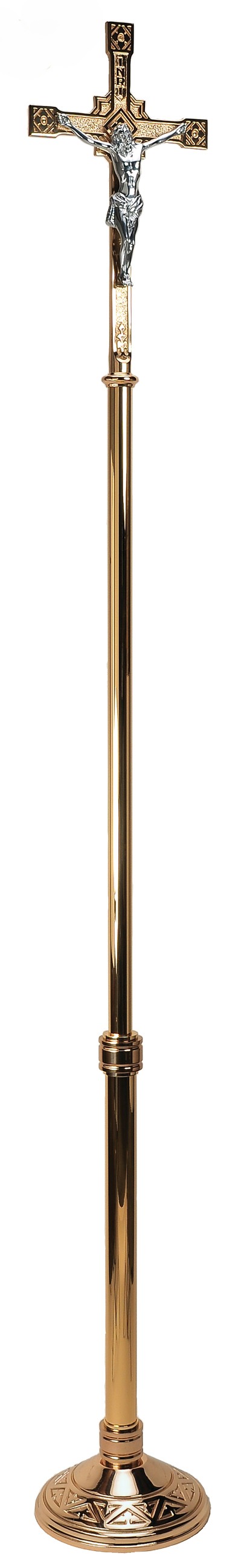 Processional Crucifix with Silver Corpus