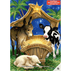Peace on Earth Chocolate Advent Calendar SKU BB123