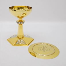 .925 Sterling Chalice & Paten SKU DY5ZLR