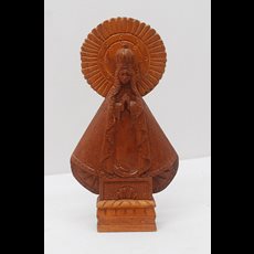 10" Woodcarved Statue Of Mary SKU N8UW8A
