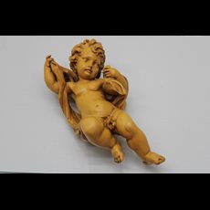 Wood Carved Cherub SKU C421-1054