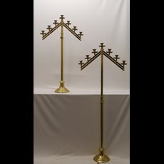 1 Pair 7-Lite Brass Candleabra SKU C553-030