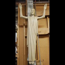 5' Woodcarved Risen Christ SKU C686-136