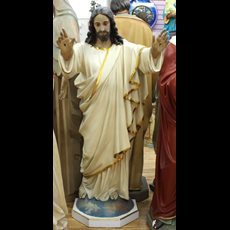 62" Plaster Risen Christ SKU C710-439