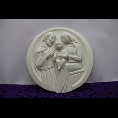 Marble Round- The Holy Family SKU C098-093