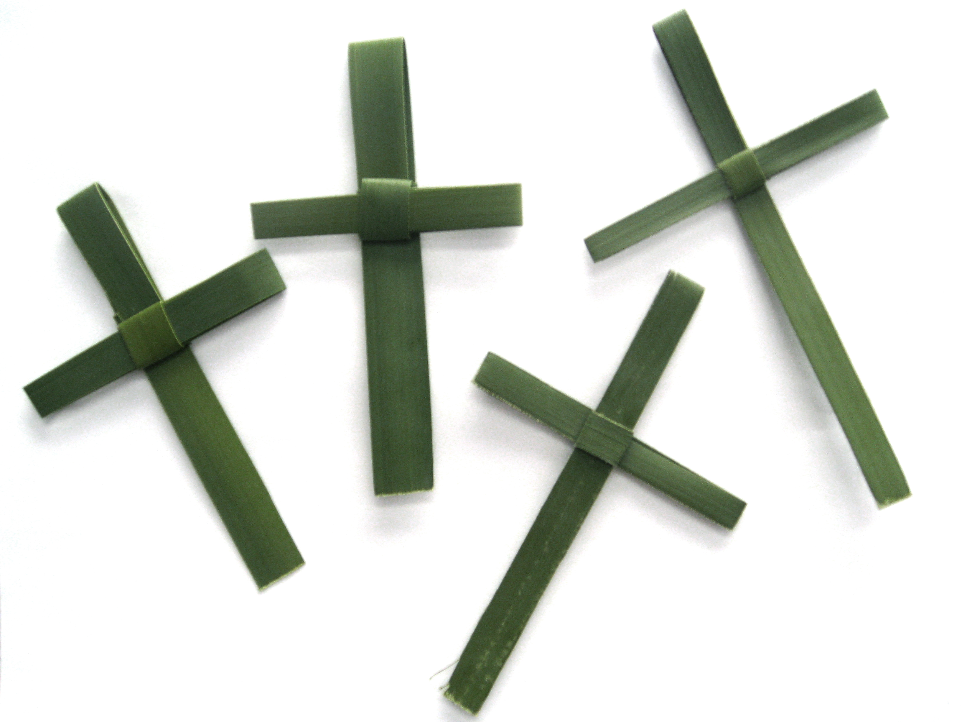 Bag of 25 Fresh Palm Crosses, Product Number PALMCROSS Palm Sunday