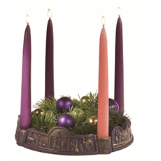 Journey to Bethlehem Wreath Advent Candleholder SKU AD137