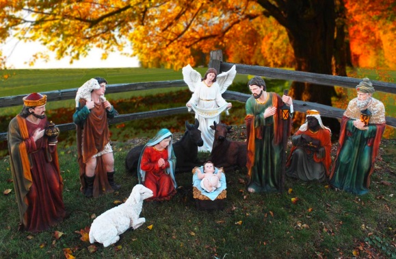 Fiberglass Resin Nativity Set