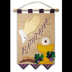 Banner Kit 9" x 12" - "Praying Hands" Royal Purple SKU 1245