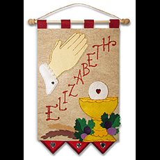 Banner Kit 9" x 12" - "Praying Hands" Cardinal Red SKU 1246