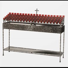 100 Light Wrought Iron Votive Stand SKU 19X100