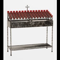 75 Light Wrought Iron Votive Stand SKU 19X75
