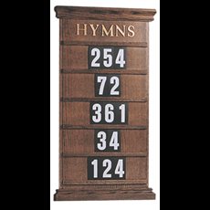 Mountable Hymn Board SKU 234H