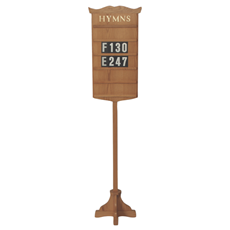 Standing Hymn Board SKU 239